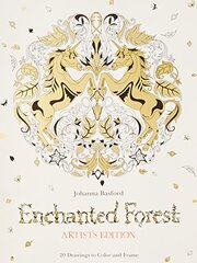 Enchanted Forest: Artist's Edition: 20 Drawings to Color and Frame